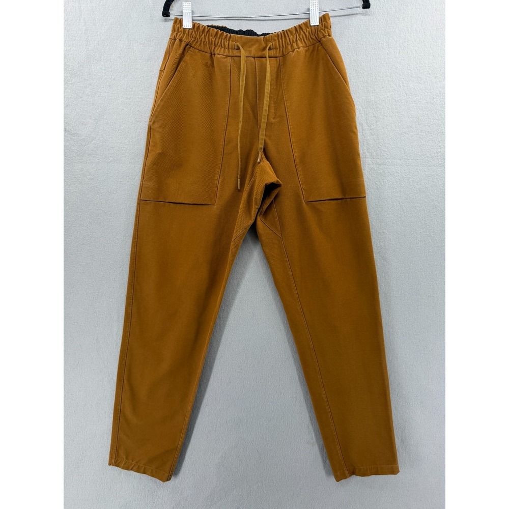 Lululemon Bowline Pants Mens S Burnt Caramel Utilitech Elastic Waist Gorpcore
